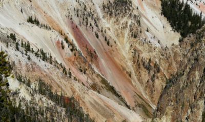 Grand Canyon of the Yellowstone - Looks like a sand painting